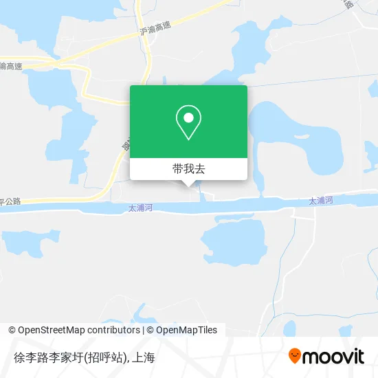 徐李路李家圩(招呼站)地图