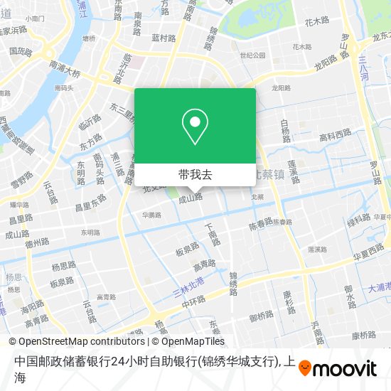 中国邮政储蓄银行24小时自助银行(锦绣华城支行)地图