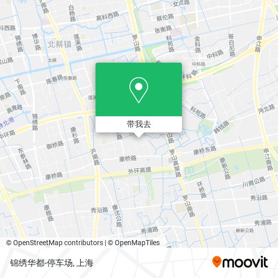 锦绣华都-停车场地图