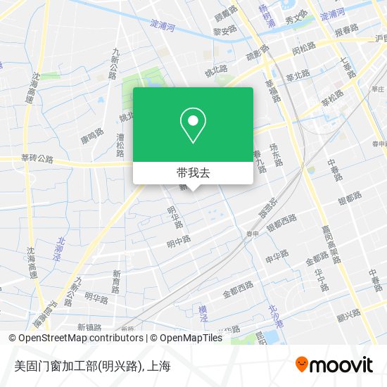 美固门窗加工部(明兴路)地图