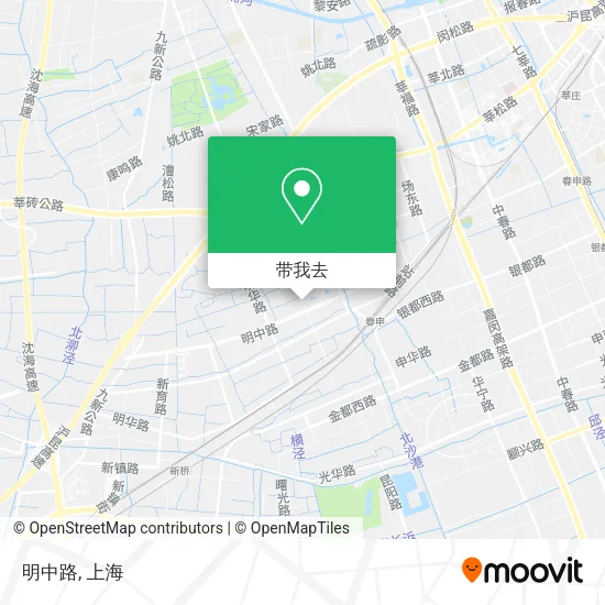 明中路地图