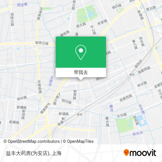益丰大药房(为安店)地图