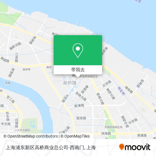 上海浦东新区高桥商业总公司-西南门地图