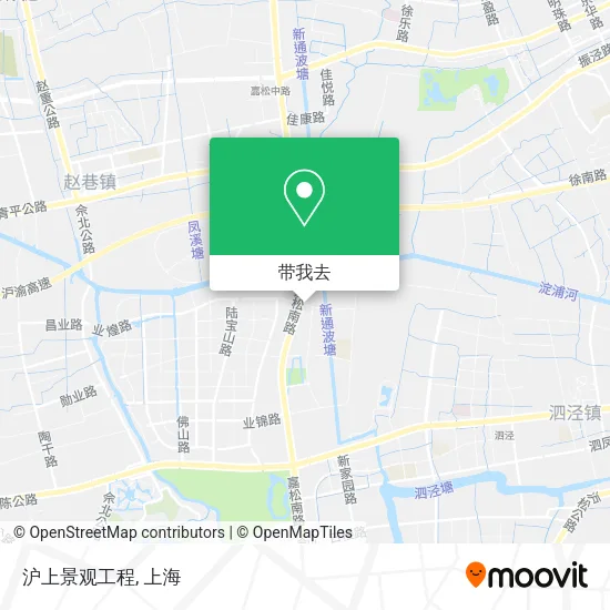 沪上景观工程地图