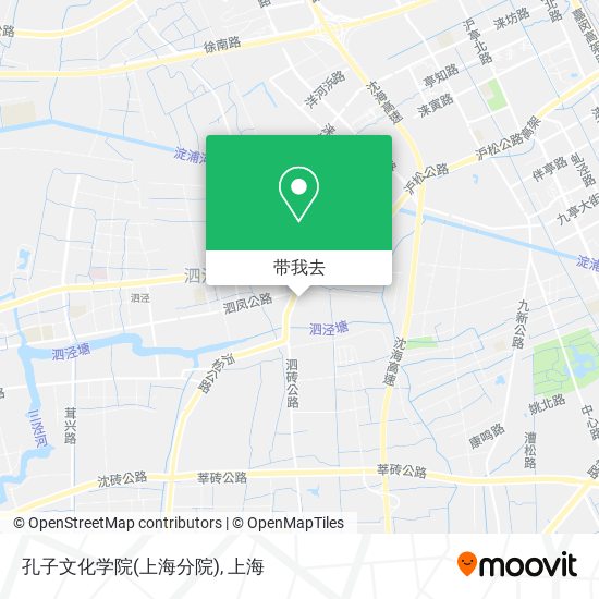 孔子文化学院(上海分院)地图