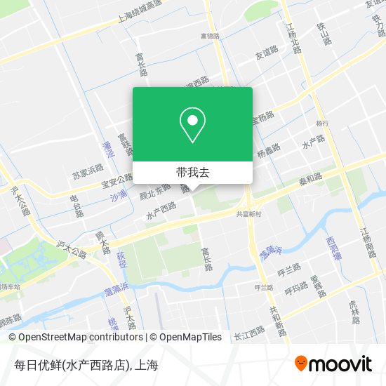 每日优鲜(水产西路店)地图