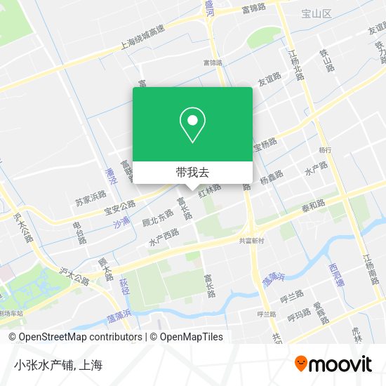 小张水产铺地图