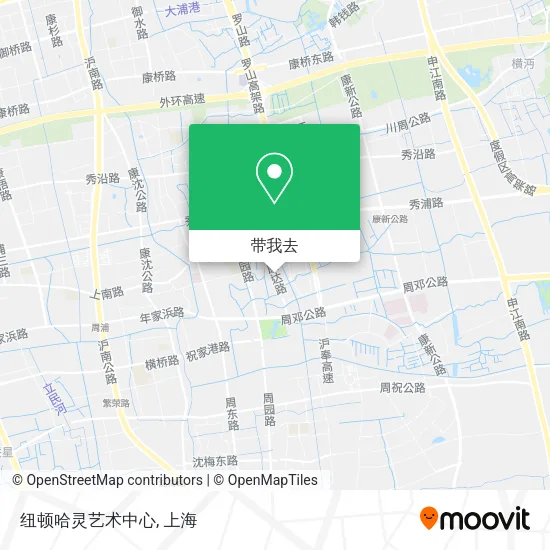 纽顿哈灵艺术中心地图