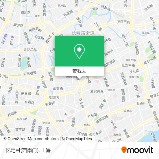 忆定村(西南门)地图