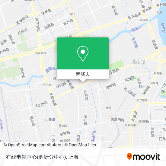 有线电视中心(泗塘分中心)地图