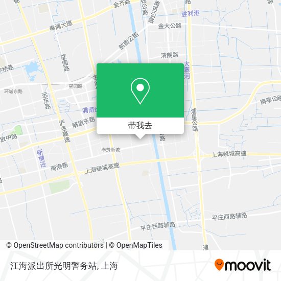 江海派出所光明警务站地图
