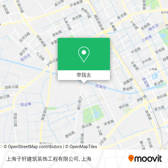 上海子轩建筑装饰工程有限公司地图