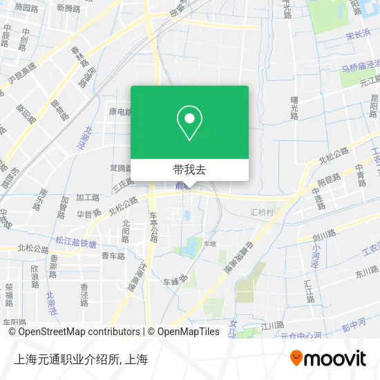 上海元通职业介绍所地图