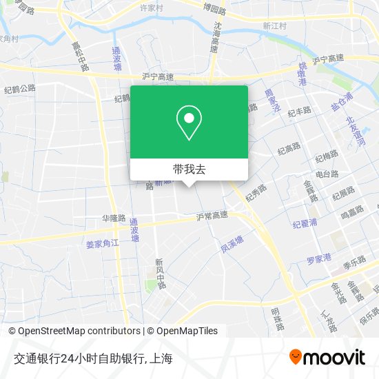 交通银行24小时自助银行地图