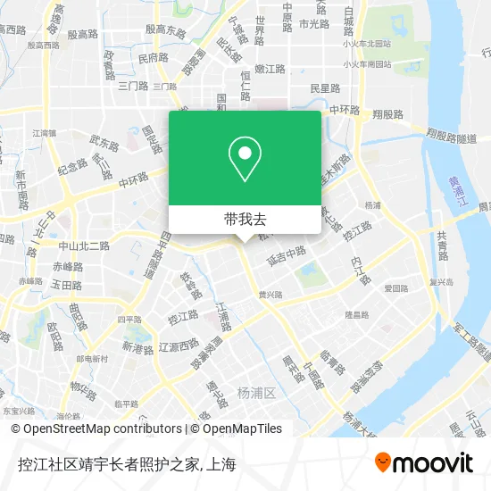 控江社区靖宇长者照护之家地图