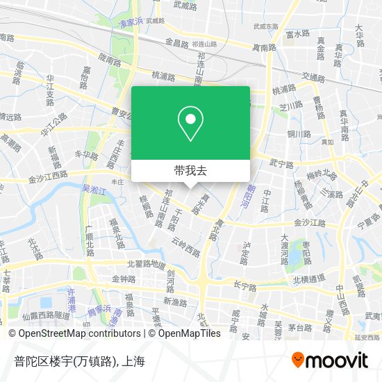 普陀区楼宇(万镇路)地图
