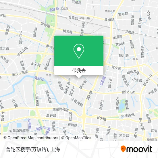 普陀区楼宇(万镇路)地图