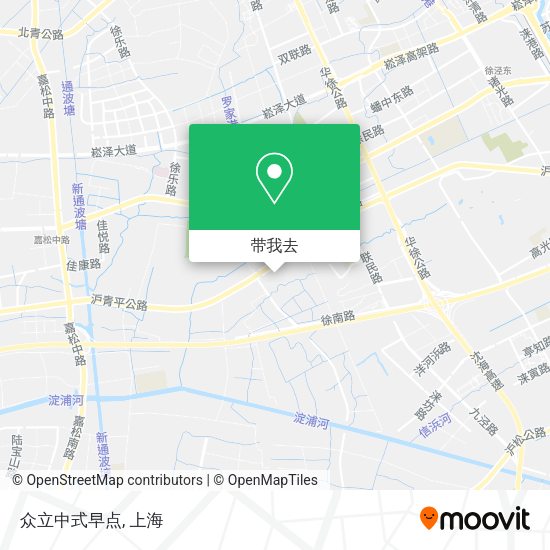 众立中式早点地图