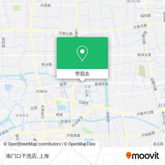 南门口干洗店地图