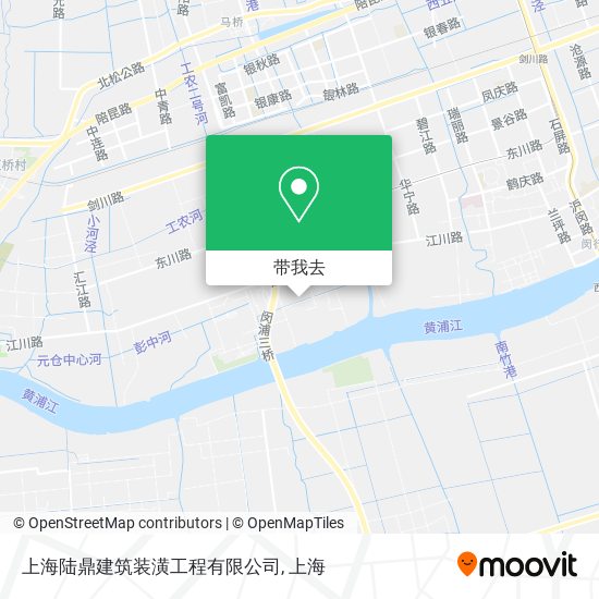 上海陆鼎建筑装潢工程有限公司地图
