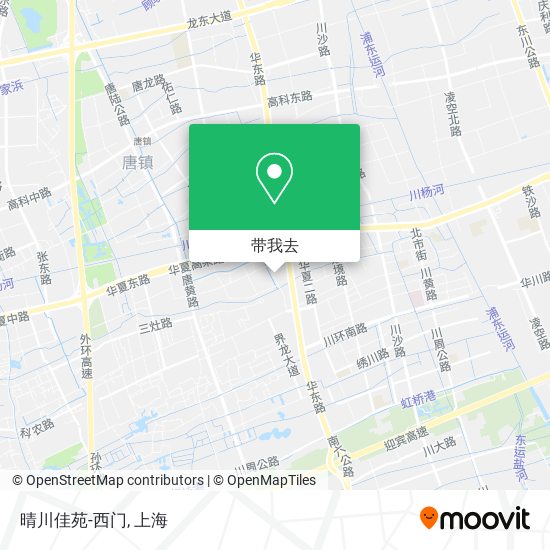 晴川佳苑-西门地图