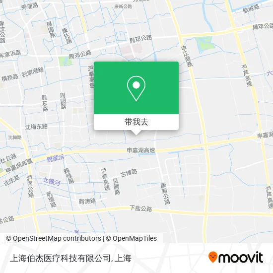 上海伯杰医疗科技有限公司地图