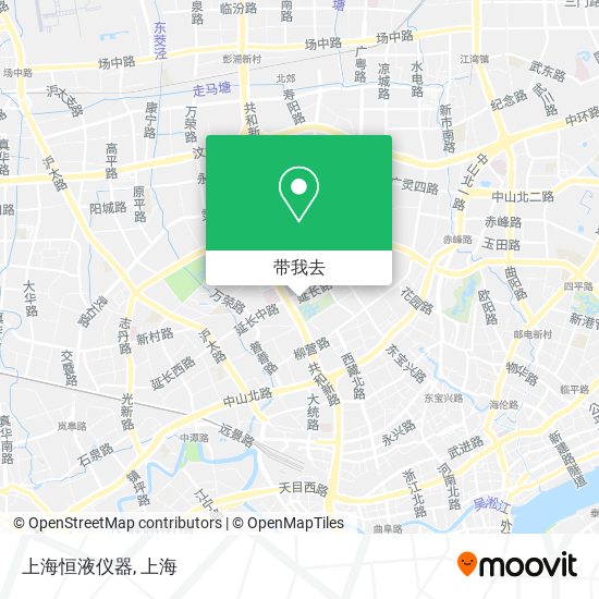 上海恒液仪器地图