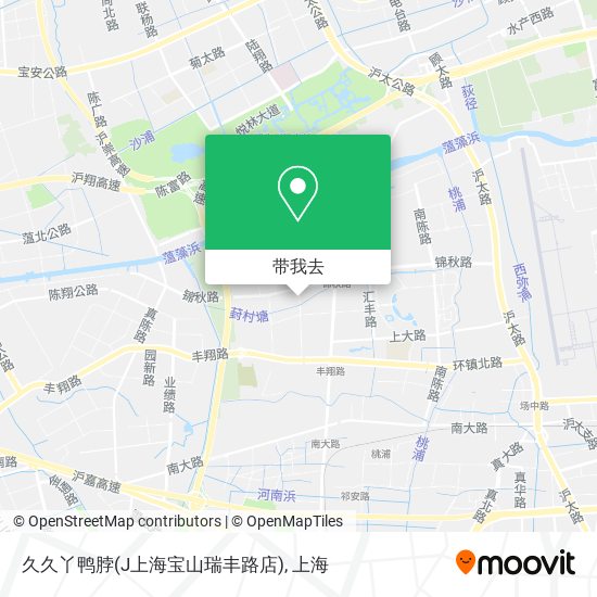 久久丫鸭脖(J上海宝山瑞丰路店)地图