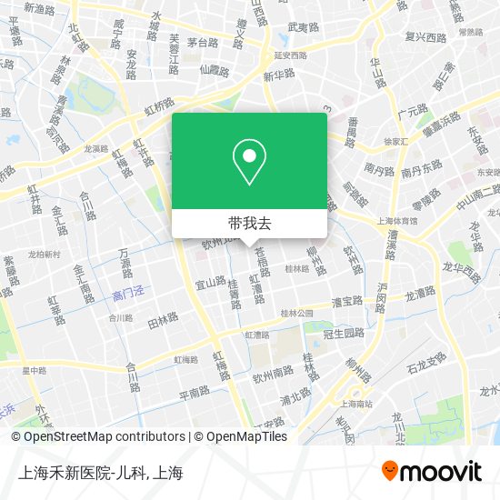 上海禾新医院-儿科地图