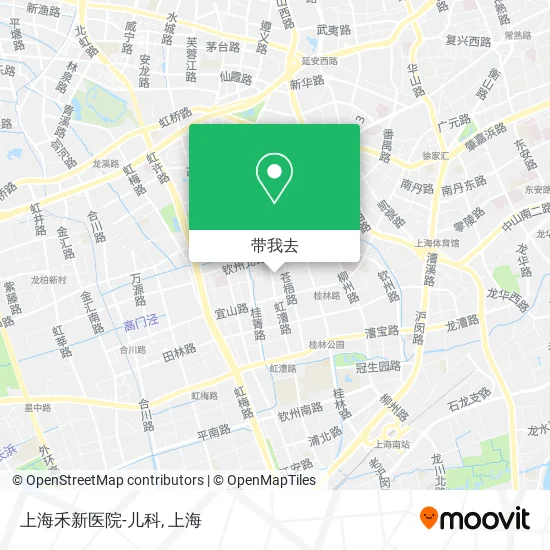 上海禾新医院-儿科地图