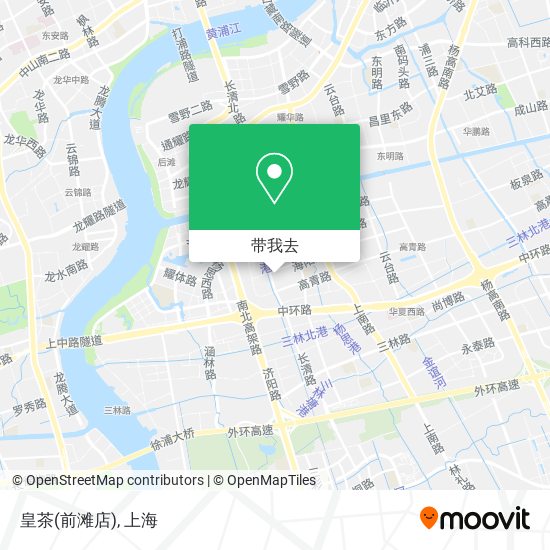 皇茶(前滩店)地图