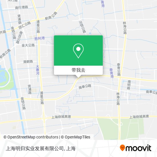 上海明归实业发展有限公司地图