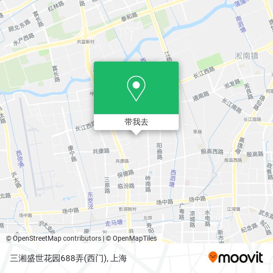 三湘盛世花园688弄(西门)地图