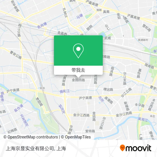 上海宗显实业有限公司地图