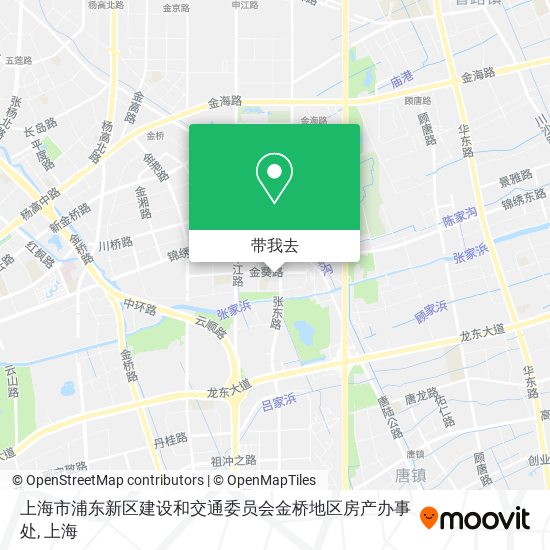 上海市浦东新区建设和交通委员会金桥地区房产办事处地图