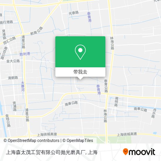 上海森太茂工贸有限公司抛光磨具厂地图