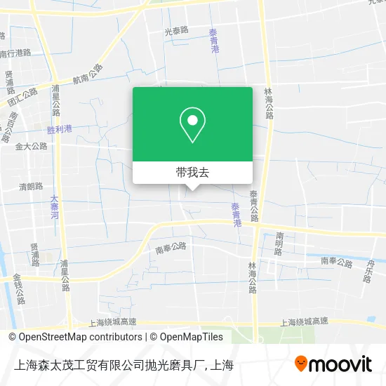 上海森太茂工贸有限公司抛光磨具厂地图