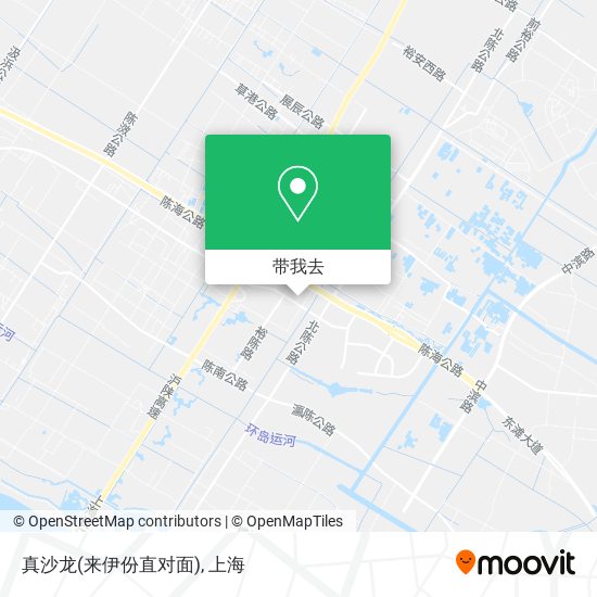 真沙龙(来伊份直对面)地图