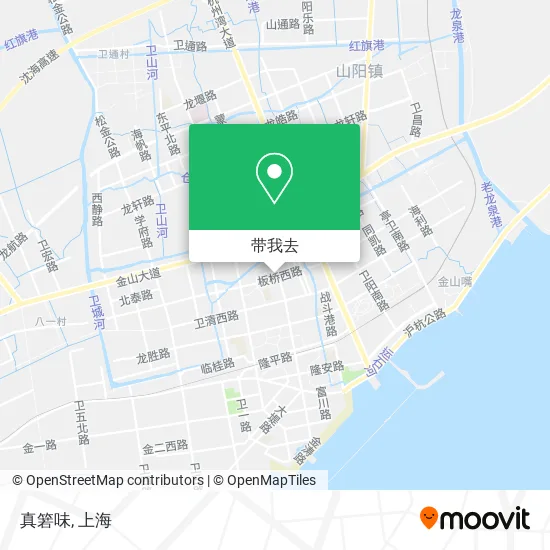 真箬味地图