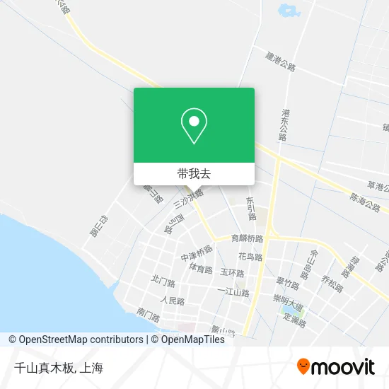 千山真木板地图
