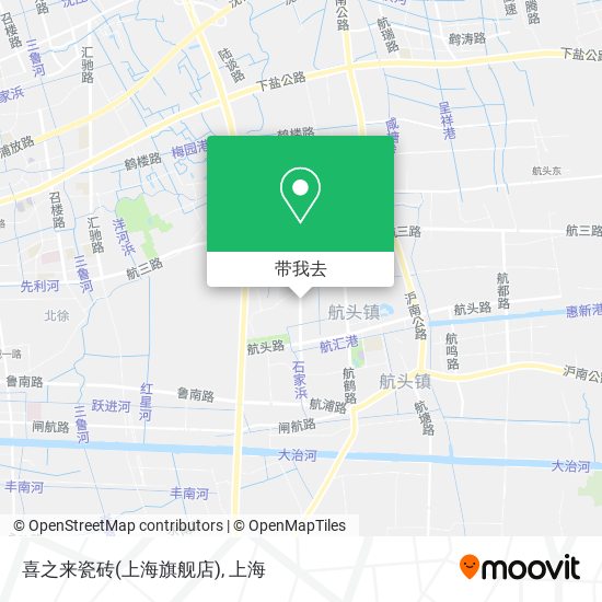 喜之来瓷砖(上海旗舰店)地图