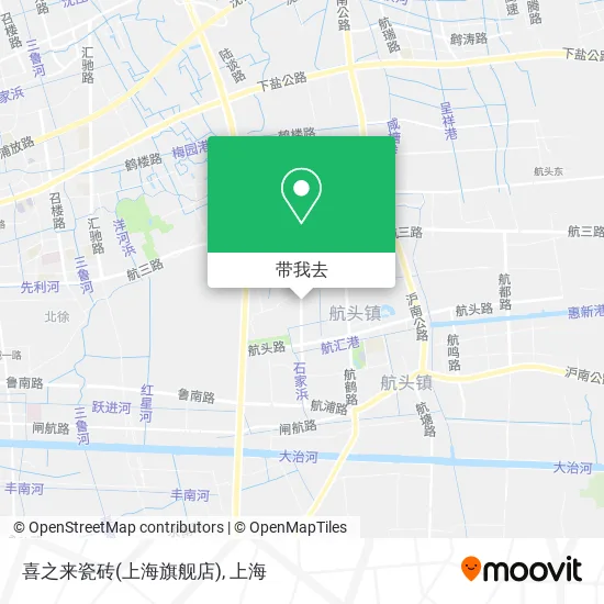 喜之来瓷砖(上海旗舰店)地图