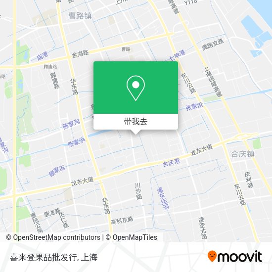 喜来登果品批发行地图