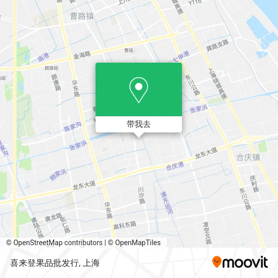 喜来登果品批发行地图