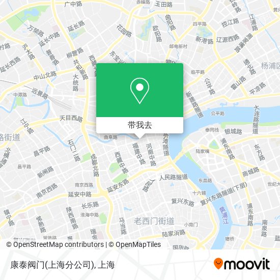 康泰阀门(上海分公司)地图