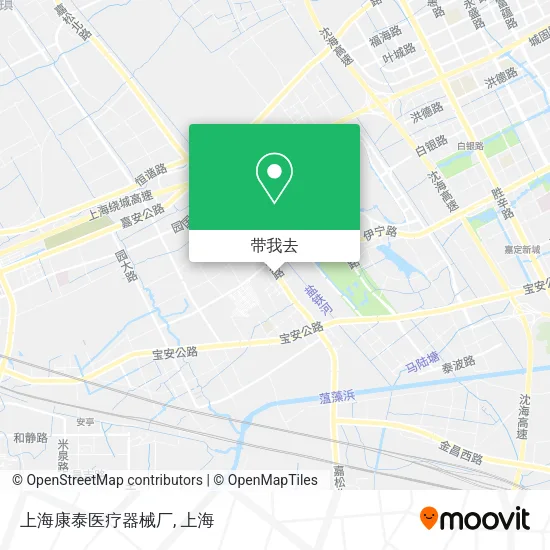 上海康泰医疗器械厂地图