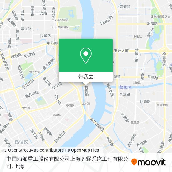 中国船舶重工股份有限公司上海齐耀系统工程有限公司地图