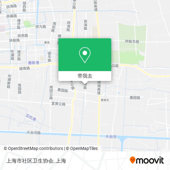 上海市社区卫生协会地图