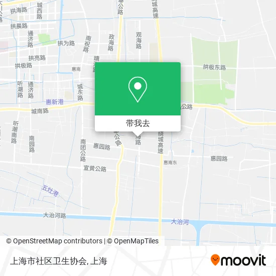上海市社区卫生协会地图