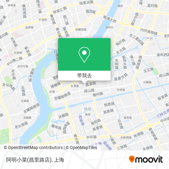 阿明小菜(昌里路店)地图